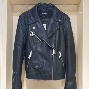 EXPRESS Faux Leather Moto Jacket